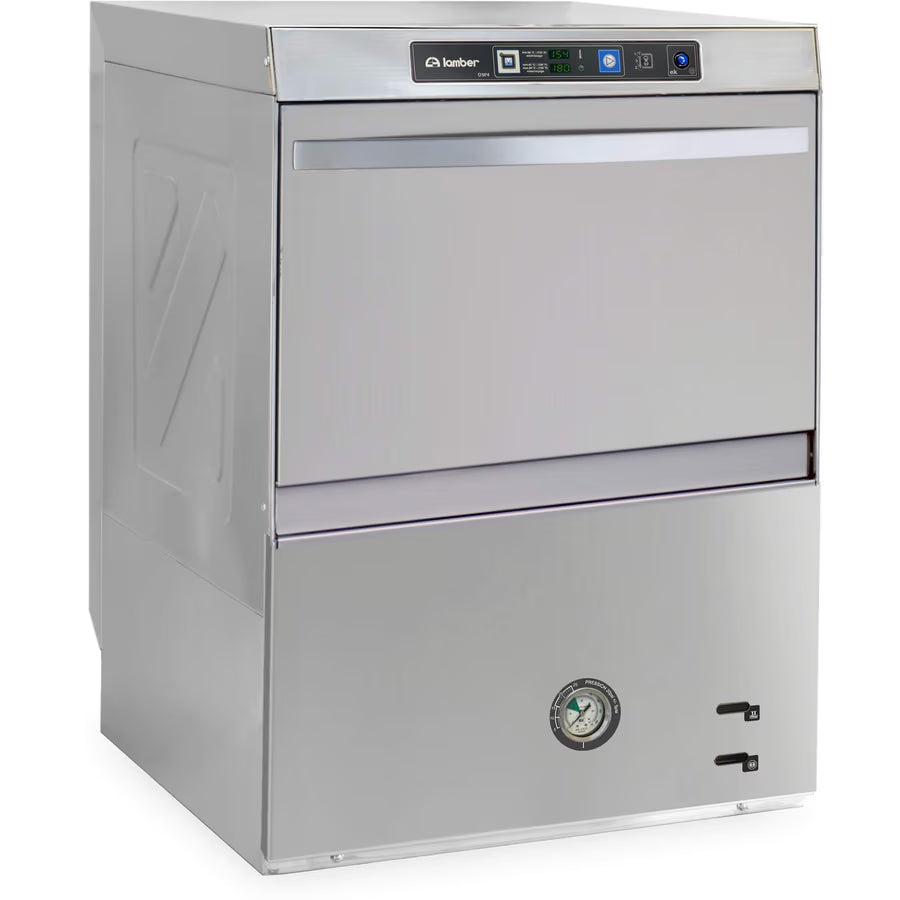 Lamber - 30 Rack/Hr High Temperature Undercounter Dishwasher with Drain & Chemical Pumps - DSP4EKDPS
