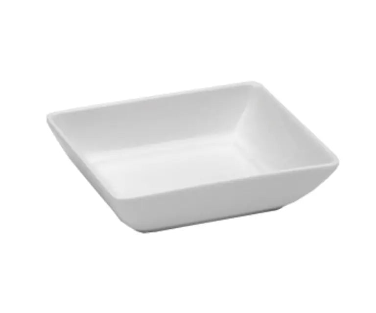 Oneida - Rectangular Buffalo Bowl - 5 3/4" X 4 1/4", Porcelain, Bright White - Pack of 48 - F8010000739S