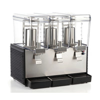 Noriota - Commercial Refrigerated Beverage Dispenser with Three 3 Gallon Bowls - NBD3