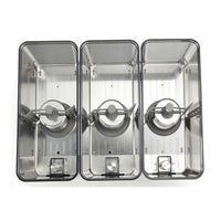 Noriota - Commercial Refrigerated Beverage Dispenser with Three 3 Gallon Bowls - NBD3