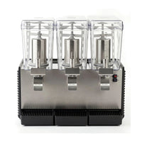 Noriota - Commercial Refrigerated Beverage Dispenser with Three 3 Gallon Bowls - NBD3