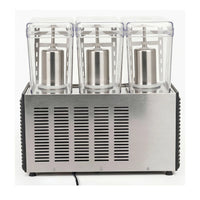 Noriota - Commercial Refrigerated Beverage Dispenser with Three 3 Gallon Bowls - NBD3