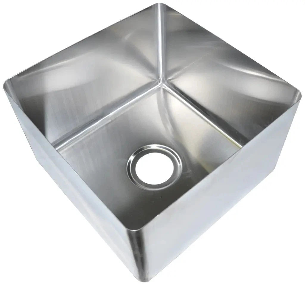 BK Resources - Sink Welded 16 x 18 x 12" Stainless Steel - BKFB1616-18-12