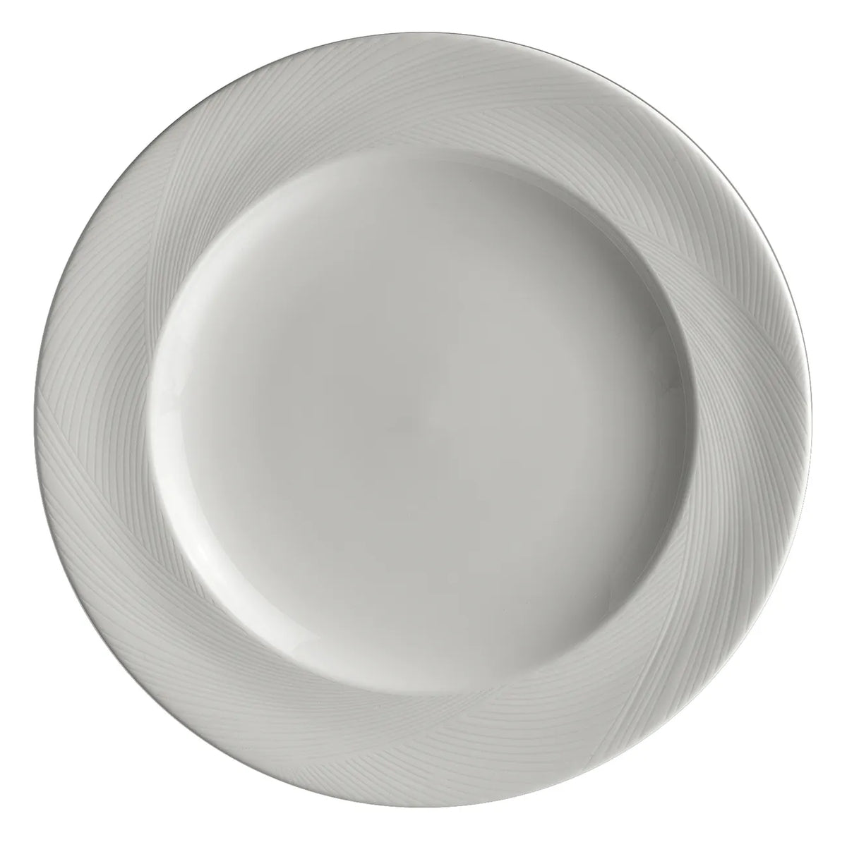 Steelite - 8" Bone China Banquet Rim Plate - Pack of 24 - 4411RF005