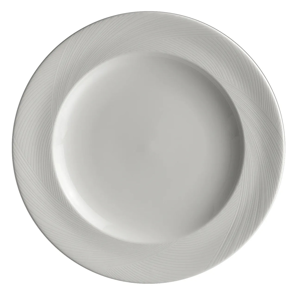 Steelite - Foliobone Kord Banquet Plate, 6-1/2". Diameter, Round, Medium - Pack of 36 - 4411RF006