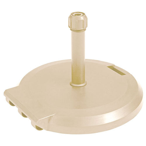 Grosfillex - 84 Lb. Sandstone Freestanding Umbrella Base with Wheels - US608466