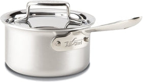 All-Clad - 10 PC D5 Brushed Stainless Steel Cookware Set - BD005710-R