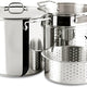 All-Clad - 12 QT Stainless Multi-Cooker Pot with Disc Bottom - E796S364