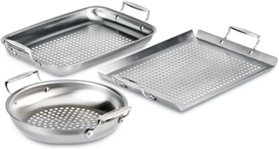 All-Clad - 3 PC Outdoor Cookware Set - J137S364