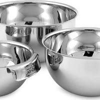 All-Clad - 3 PC Stainless Steel Mixing Bowl Set - MBSET