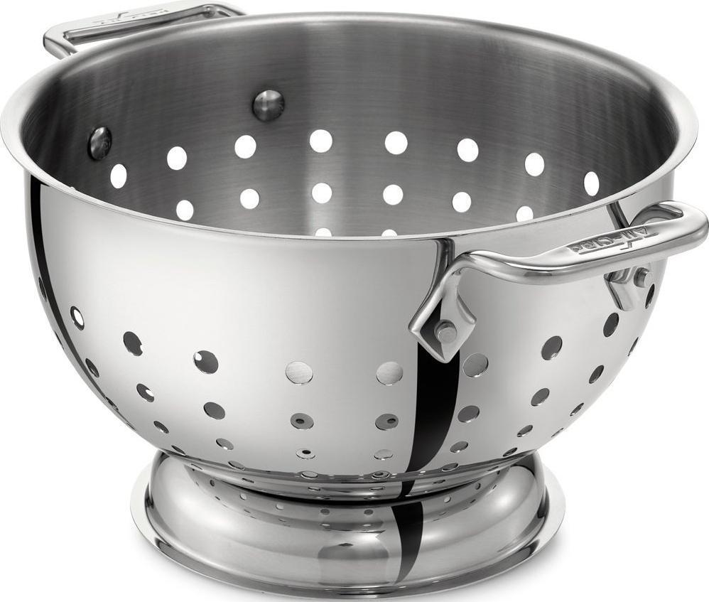 All-Clad - 3 QT Stainless Steel Metal Colander - 5603C - ETA JUNE