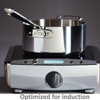 All-Clad - D3 Stainless 1.5 QT Saucepan with Lid - 4201.5 - DISCONTINUED