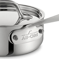 All-Clad - D3 Stainless 1.5 QT Saucepan with Lid - 4201.5 - DISCONTINUED