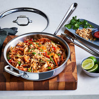 All-Clad - D3 Stainless 3 QT Saute Pan with Lid - 4403