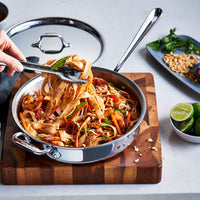 All-Clad - D3 Stainless 3 QT Saute Pan with Lid - 4403