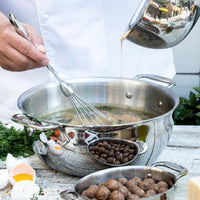 All-Clad - D3 Stainless 5.5 QT Dutch Oven with Lid - 4500