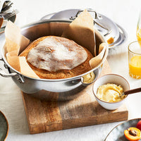 All-Clad - D3 Stainless 5.5 QT Dutch Oven with Lid - 4500