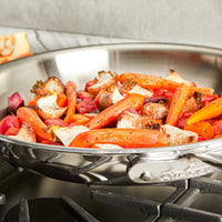 All-Clad - D3 Stainless Steel 12" Fry Pan with Lid - 41126