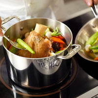 All-Clad - D3 Stainless Stock Pot 8 QT with Lid - 4508