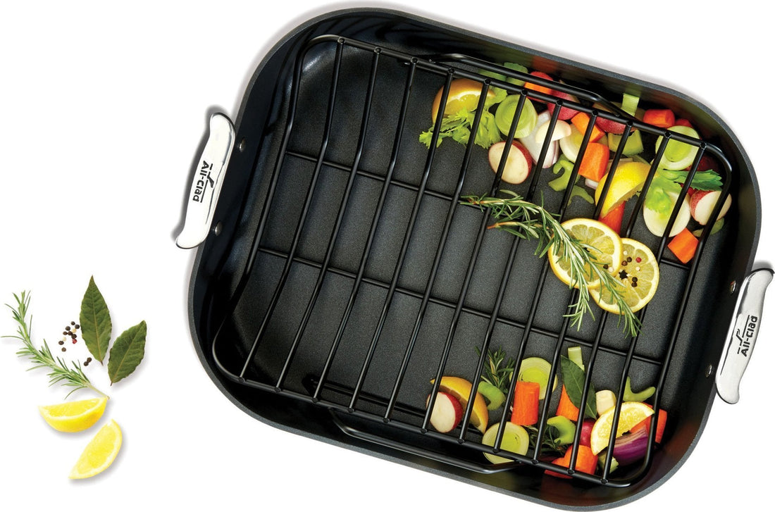 All-Clad - Large Non-Stick Roaster with Rack - E751S264 - DISCONTINUED