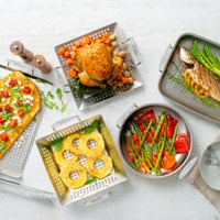 All-Clad - Stainless Outdoor Square Basket - J1370364