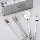 All-Clad - Stainless Steel BBQ Tool Set with Case - T147