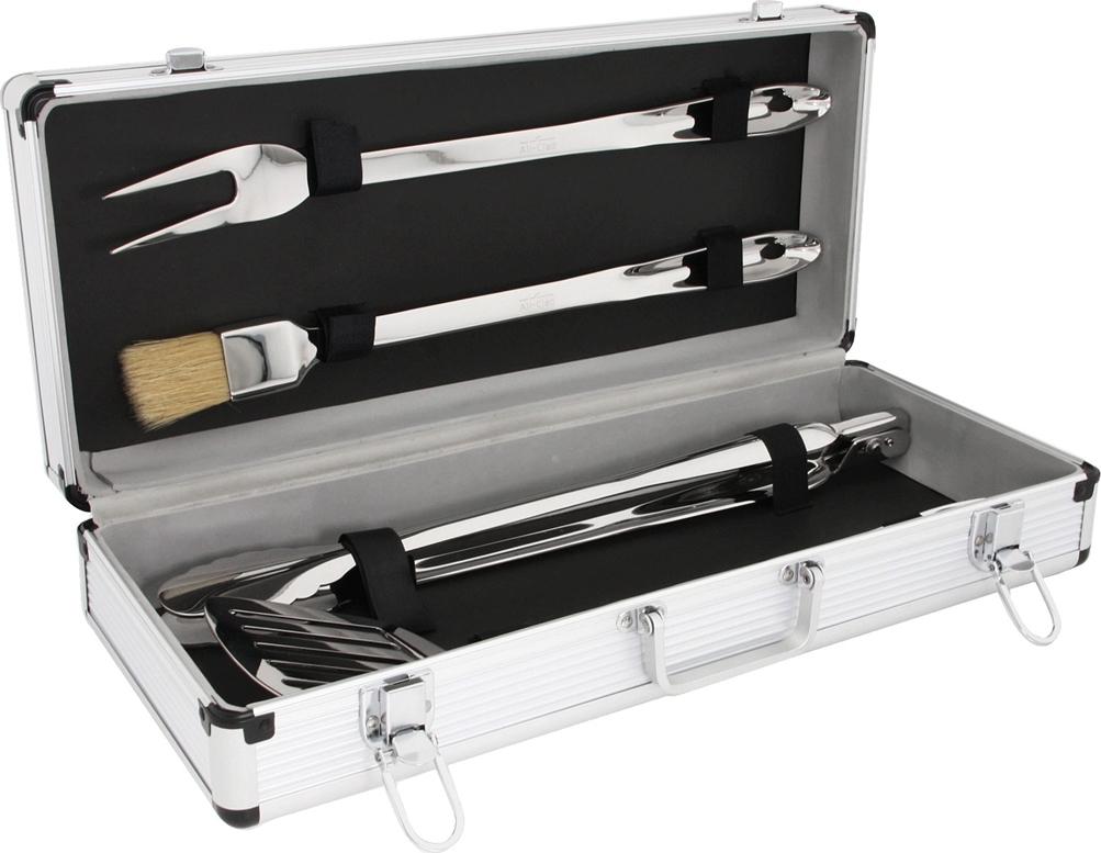 All-Clad - Stainless Steel BBQ Tool Set with Case - T147
