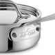 All-Clad - D3 Stainless 1.5 QT Saucepan with Lid - 4201.5