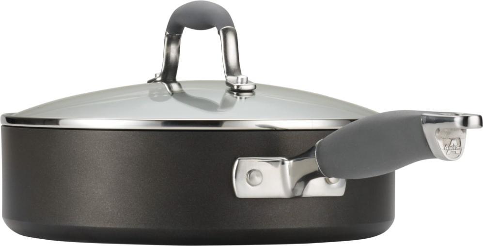 Anolon - 11 PC Advanced Home Hard Anodized Non-Stick Cookware Set Moonstone - 84631