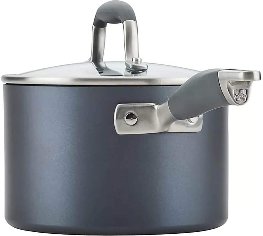 Anolon - 11 PC Advanced Home Hard Anodized Non-Stick Cookware Set Moonstone - 84631