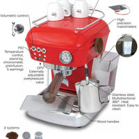 Ascaso - Dream PID Versatile Espresso Machine Anthracite/Wood - DR.552