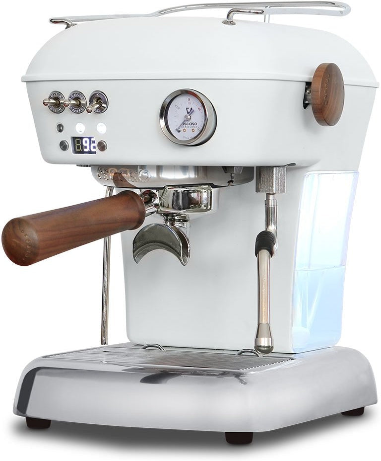 Ascaso - Dream PID Versatile Espresso Machine Matte White/Wood - DR.575
