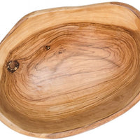 Berard - 10" Olivewood Rustic Oval Bowl - 81580