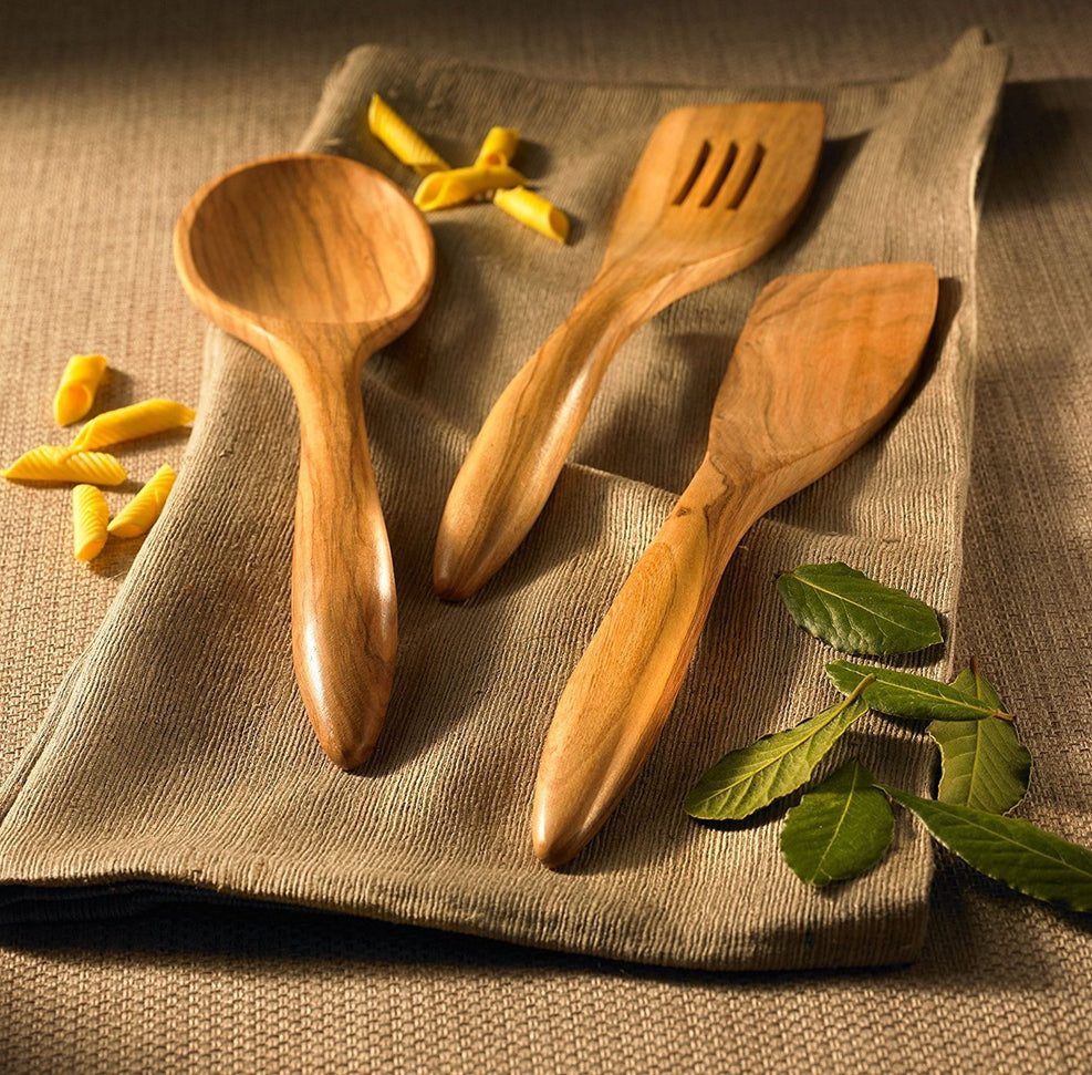 Berard - 14" Terra Olivewood Spatula - 66770