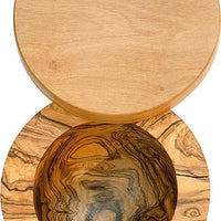 Berard - 4.5" Olivewood Salt Keeper - 90070