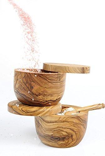 Berard - 4.5" Olivewood Salt Keeper - 90070