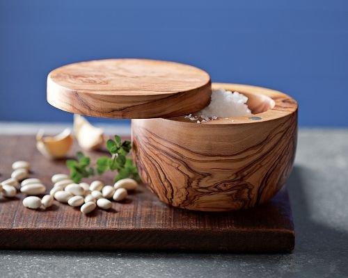 Berard - 4.5" Olivewood Salt Keeper - 90070