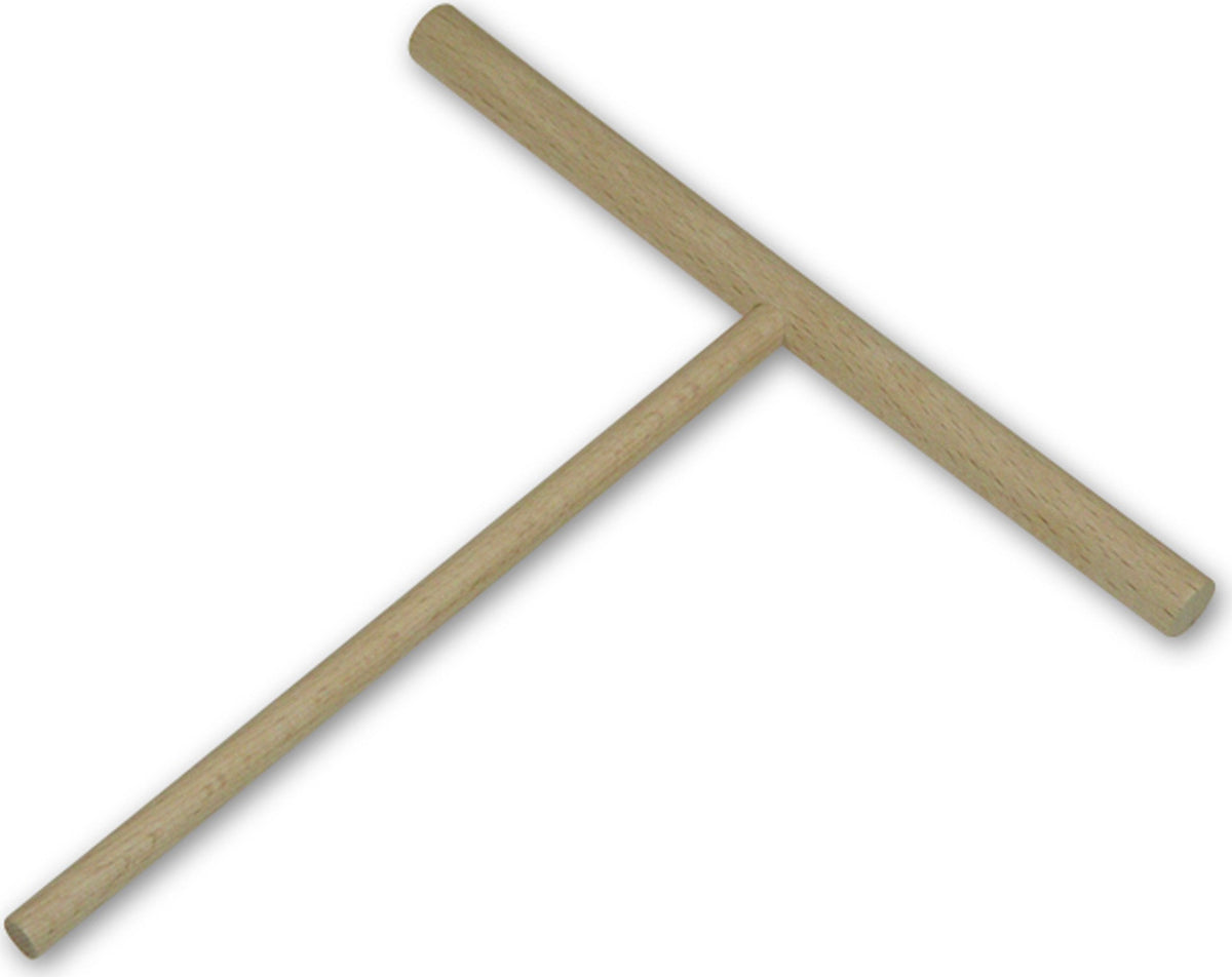 Berard - 7" Beechwood Round Pancake Rake - 59111