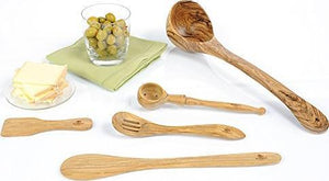 Berard - 8" Olivewood Olive Spoon - 26272