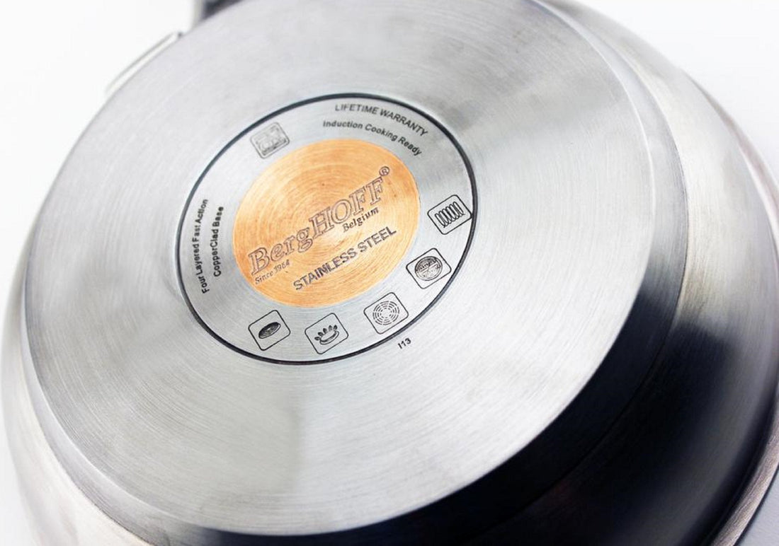 BergHOFF - 8" EarthChef Copper Clad Stainless Steel Fry Pan - 2215944