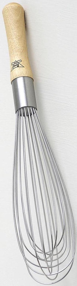 Best Manufacturers - 10" Stainless Steel French Whip with Wood Handle - BE-10SW