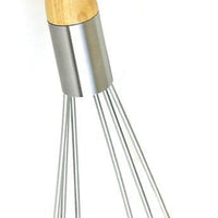 Best Manufacturers - 14" Stainless Steel Bakers Whip with Wood Handle - BE-14-BWW