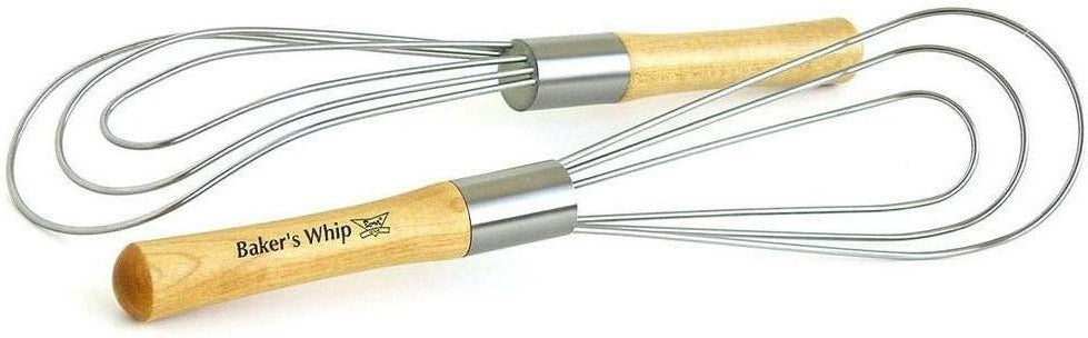 Best Manufacturers - 14" Stainless Steel Bakers Whip with Wood Handle - BE-14-BWW