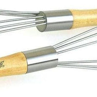 Best Manufacturers - 14" Stainless Steel Bakers Whip with Wood Handle - BE-14-BWW