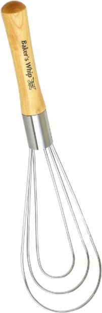 Best Manufacturers - 14" Stainless Steel Bakers Whip with Wood Handle - BE-14-BWW