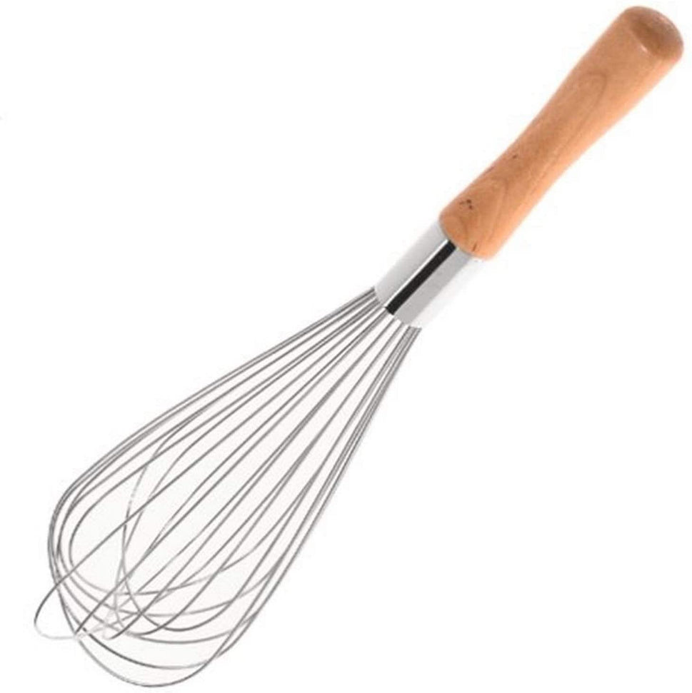 Best Manufacturers - 14" Stainless Steel Balloon Whip with Wood Handle - BE-14BSW
