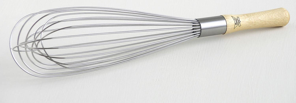 Best Manufacturers - 14" Stainless Steel Pro French Whip with Wood Handle - BE-14SW
