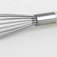 Best Manufacturers - 8" Stainless Steel Mini Whip with Wood Handle - BE-8SW