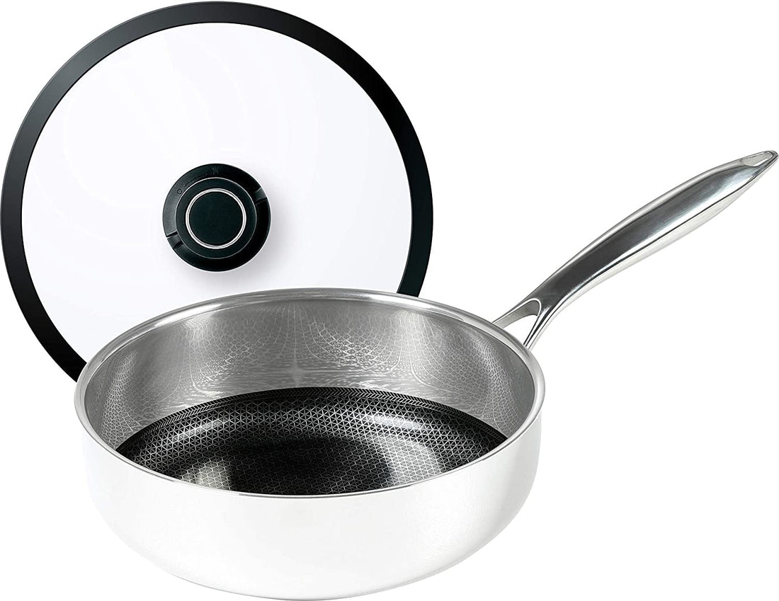 Black Cube Hybrid - 3 QT Nonstick Saute Pan With Lid - BC724 - DISCONTINUED