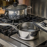 Black Cube Hybrid - 7.5 QT Nonstick Stock Pot With Lid - BC528